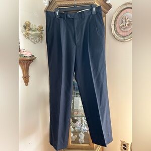 Classic Black Striped Trousers Excellent condition Size 34x30  C:4562